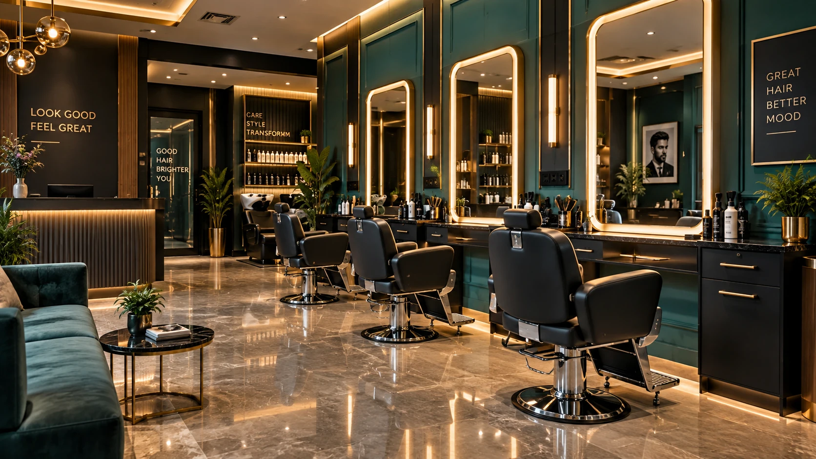 Premium Salon Interior